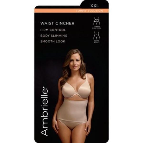 NWOT Ambrielle L Firm Control Waist Cincher 129-3010 Beige #79509