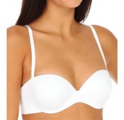 NEW Maidenform 38D Comfort Devotion Custom Lift Strapless Bra 9417 White #79801