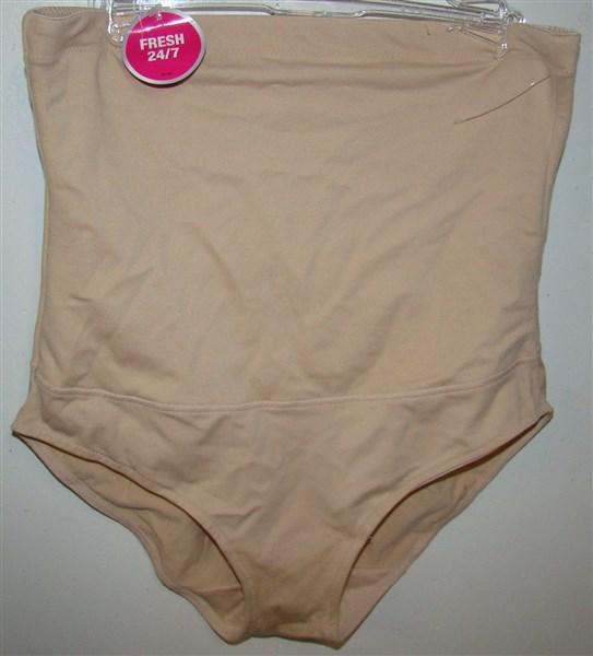 NWOt Flexees Fat Free Dressing Hi Waist Brief Panty Shaper 1854 LG #79819