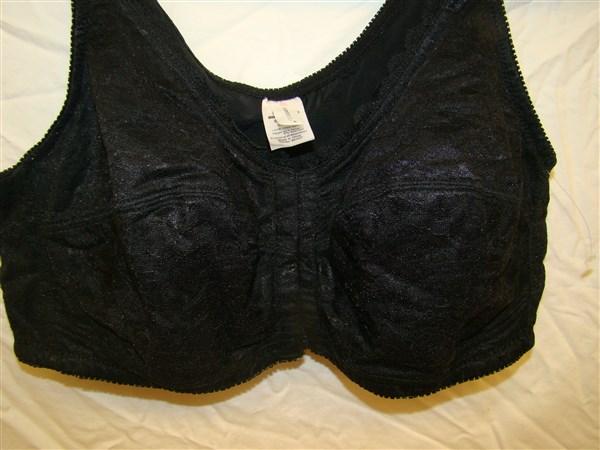 NWT Comfort Choice Black Lace 48DD Posture Support Soft Cup Bra #79939