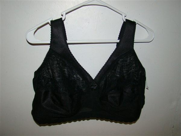 NEW Glamorise 36C Magic Lift Full Figure Support Bra 1000 Black #80090