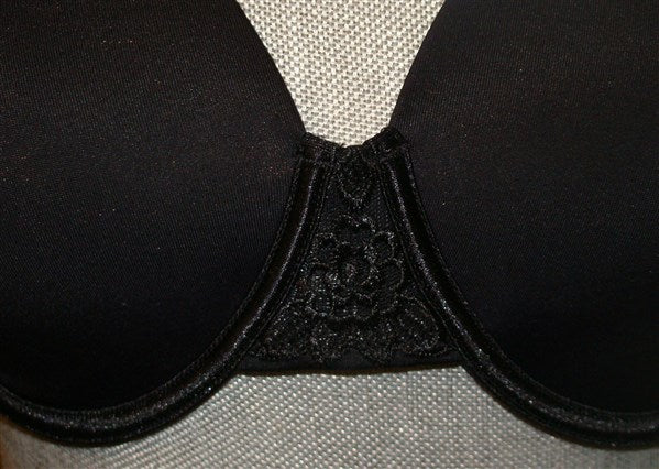 NEW Vanity Fair 44C Beautiful Benefit Full Figure Back Smooth Bra 76380 Bk 81301
