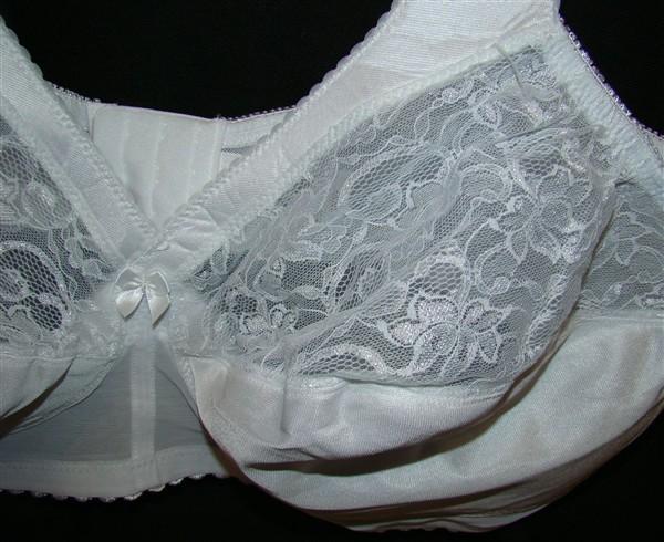 NEW Glamorise 54C Magic Lift Full Figure Support Bra 1000 White #82325