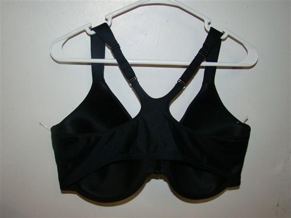 Leading Lady 38DDD 5415 Full Figure Front Close Racer Underwire Bra Black 82505