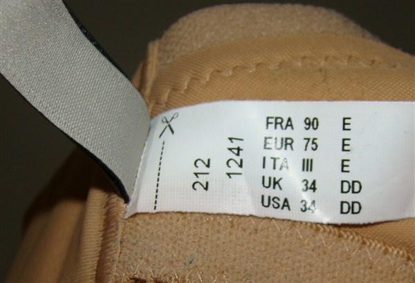 NWTD Chantelle 34DDD Basic Invisible Memory Foam T-Shirt Bra 1241 #82914