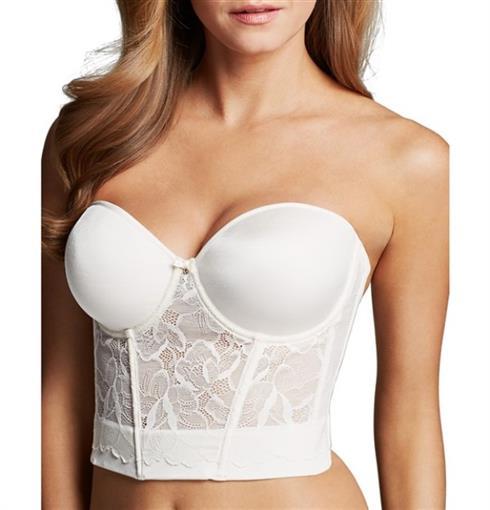 New Le Mystere Sensuelle Convertible Shortline Bustier 4855 Ivory 32DD 82925