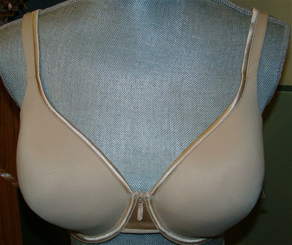 NWOT Vanity Fair Bra 40C Beige Body Caress Full Coverage Contour Bra 75335 83077