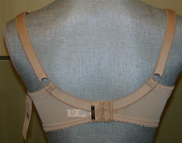 NEW Chantelle Cachemire 3 Part Cup Bra 3371 Beige Lace 32D #83087