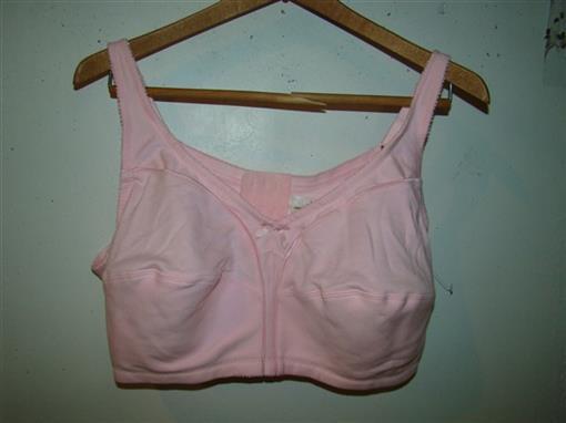 NEW Comfort Choice Pale PINK Wirefree Back Hook Seamless Leisure Bra 52B #83156