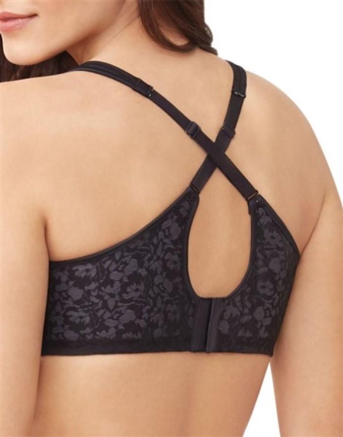 NWOt Bali 40DD Passion for Comfort Back Smoothing Underwire Bra 3382 blk #83456