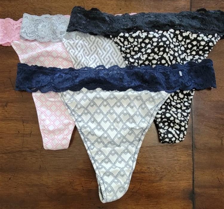 NEW Cosabella 2X Hanna Lace Thong Underwear 4pr #83719