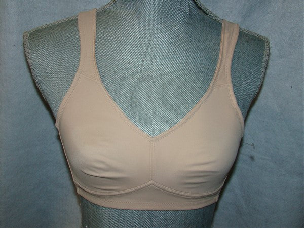 NWT Amoena 42A Marlena Seamless Soft Cup Bra 2167 Beige #83799