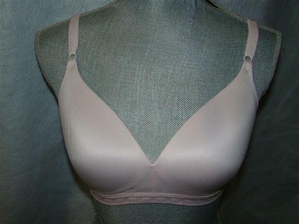 NWT Warners Bra 34C Cloud 9 Full-Coverage Wire-Free Contour Bra 1269 Pink 84129
