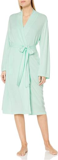 NEW Natori L Soho Brush Long Robe Heather Green #84198
