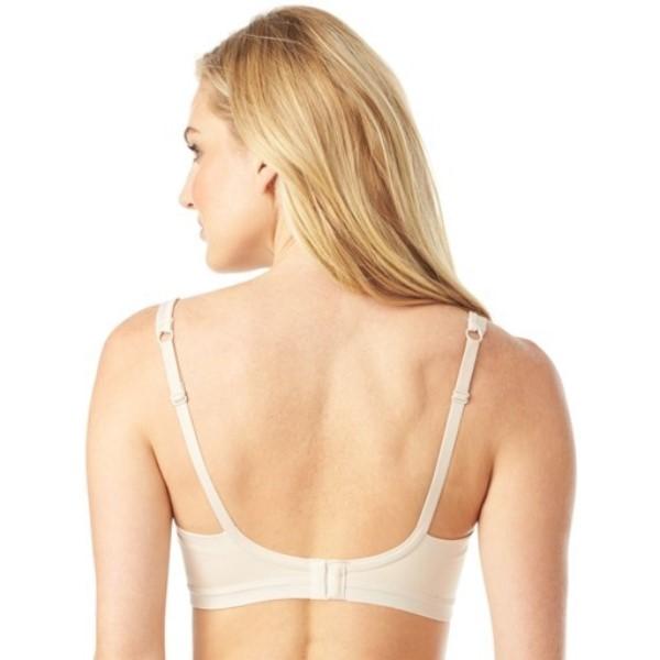 NWOT Olga Easy Does It No Bulge Seamless Wire Fee Bra GM3911A Beige M #85944