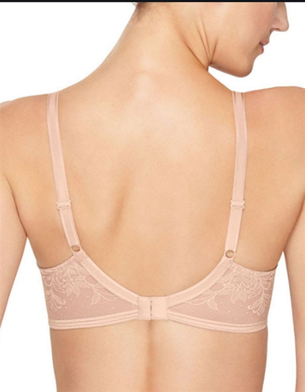 NWT Wacoal 34DD Net Effect Underwire T-Shirt Bra 853340 Purple 84187