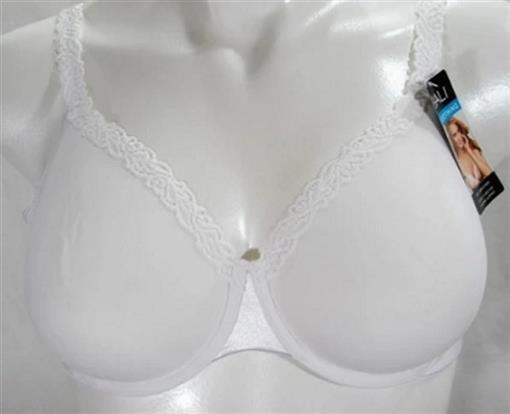NWtD Bali 36C Back Smoothing Seamless White Bra 100E #86110