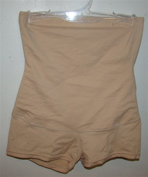 NEw Flexees SM Beige Fat Free Dressing Hi-Waist Boyshort Panty 2107 #86345