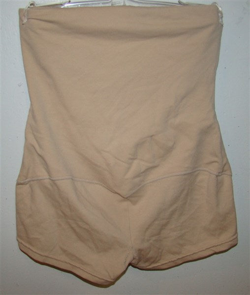 NEw Flexees SM Beige Fat Free Dressing Hi-Waist Boyshort Panty 2107 #86345
