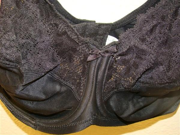 NWT Lilyette 38DDD Comfort Lace Underwire Minimizer Bra 0428 Black #69487
