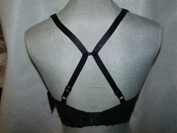 NWT Wacoal Halo Lace Soft Cup Bra 811205 Black 32 #87152