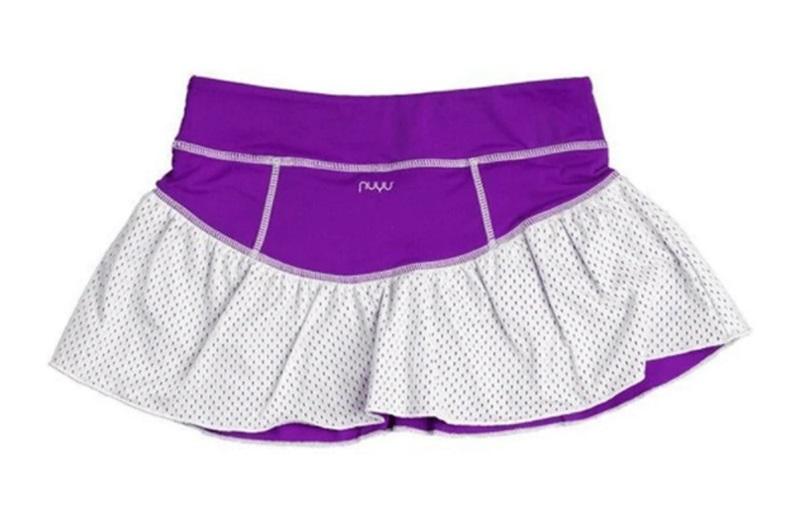 NWT Kansas State University Ruffle Skort Tennis Cheerleading L Purple Power Cat