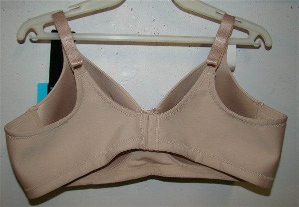 NWT Vanity Fair 42B Full-Figure Back-Smoothing Wire Free Bra 71380 Beige #90112