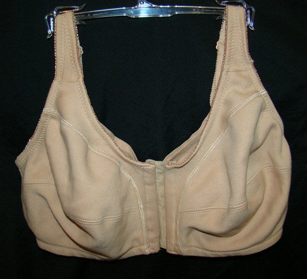 NEW Comfort Choice 38C Wirefree Back Hook Seamless Leisure Beige Bra #90437