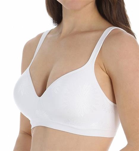 NWT Bali 36D Comfort Revolution Wirefree Bra 3463 White 90569