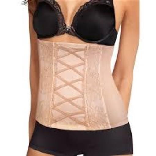 NEw Maidenform 2XL Sexy Firm Control Embroidered Waist Nipper DM2000 Beige 90602
