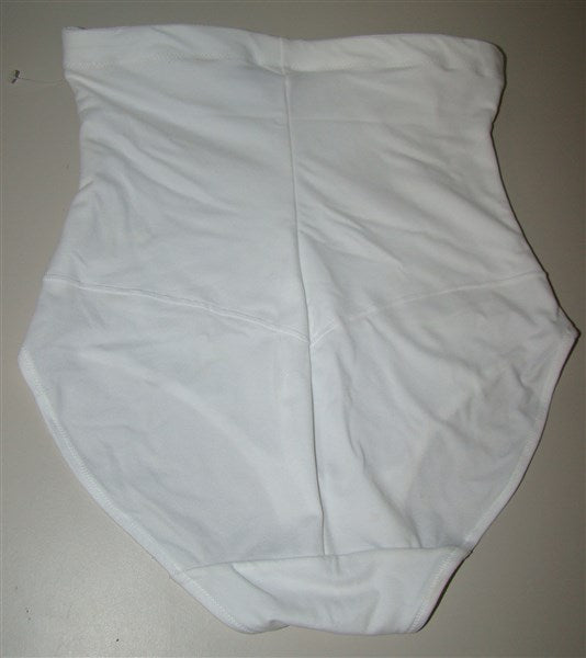 NEw Flexees Fat Free Dressing Hi Waist Brief Panty Shaper 1854 XL White #90639