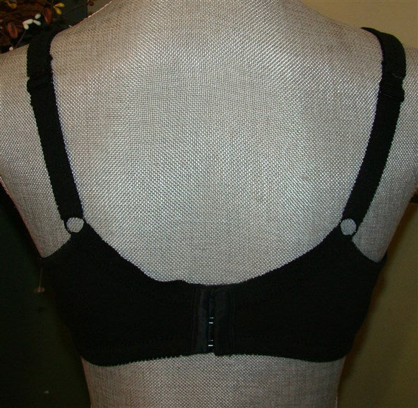 NEW Comfort Choice Black 42B Soft Cup Full Coverage Bra #92436