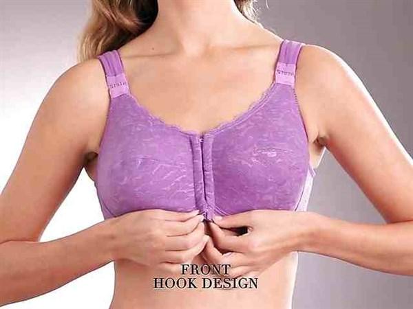 NEW Comfort Choice Posture Support Soft Cup Bra 10620 Pink Purple42B #92481