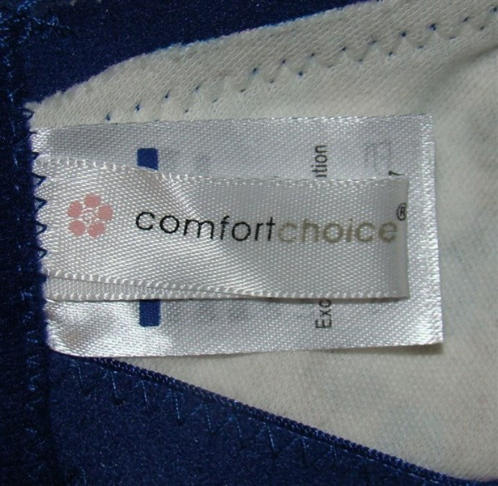 NEW Comfort Choice 40C Multi Dot Soft Cup Full Coverage Bra Blue #93924