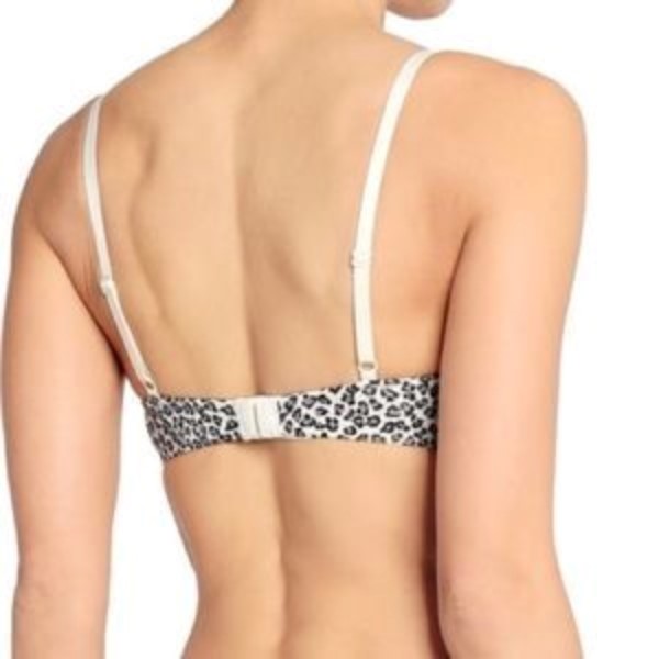 NEW Calvin Klein 34A CK Jersey Knit T-Shirt Bra QP1160 Leopard Print #94043