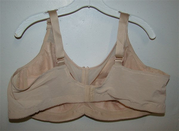 NEW Elila 54B Embroidered Microfiber Soft-cup Bra 1301 Beige 94455