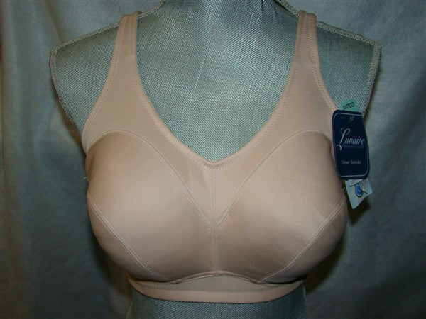 NEW Lunaire 46D Coolmax Underwire Sports Bra 11111 Beige #95520