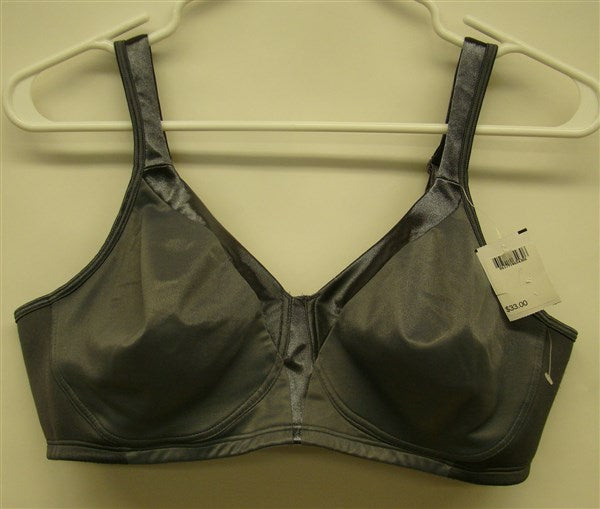 NWOT Playtex 18Hour Sensational Sleek 36D Full Fig Wireless Bra 4803 Gray 96151
