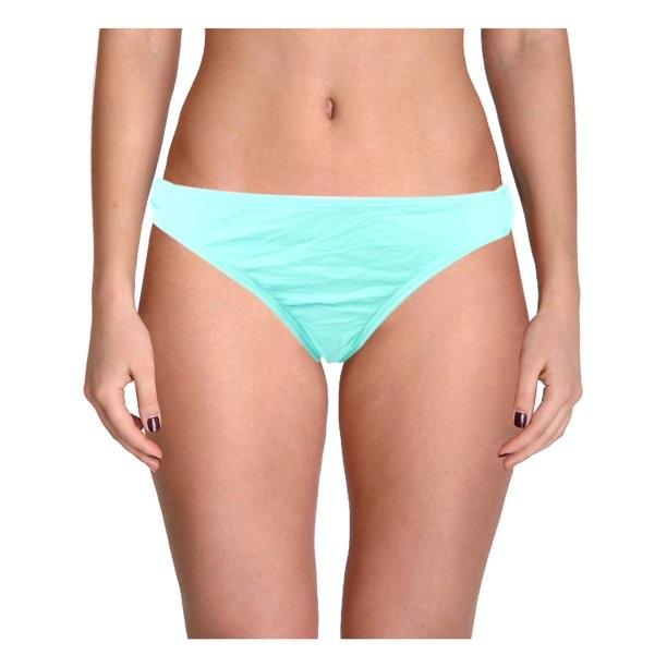 NWT California Waves Teal S Side Tab Cheeky Bikini Swim Bottoms #96166