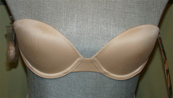 NWT Maidenform 38B Comfort Devotion Strapless Bra 9405 Beige #96199