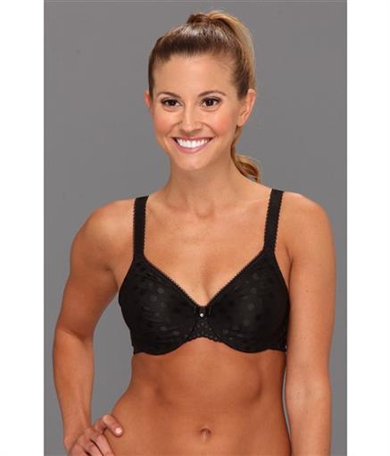 NWT Wacoal 40D Spot On Contour T-Shirt Bra 855285 Black #97115