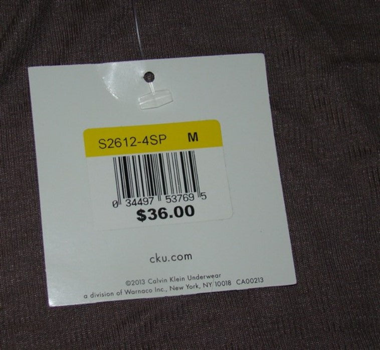NEW Calvin Klein M Savoy Sleep Short S2612 Gray #97332