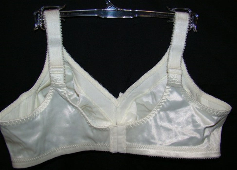 NEW Bali 42C Ivory Double Support Wireless Bra 3820 #50084