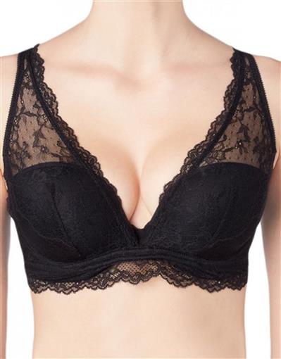NWT Le Mystere 36DD The Perfect 10 Way Convertible Bra 2299 Black #98462
