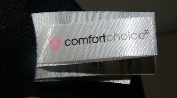 NWOT Comfort Choice 38B Cotton Sports Bra 27-1203-2 Black #98549