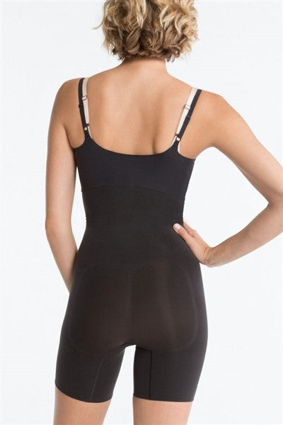 NWOT Spanx S Shape My Day Open-Bust Bodysuit SS5615 Beige 98773