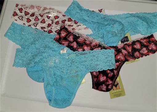 NWT Hanky Panky 5pr Signature Lace Low Rise Thong Underwear 98830