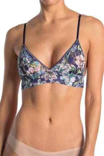 NEW Hanky Panky M 8N7001 Felice Floral Lace Padded Bralette 98900