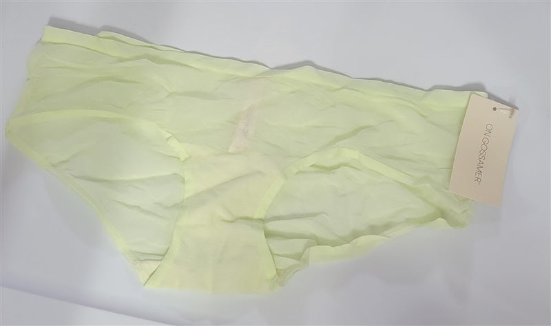 NEW 1 OnGossamer Boy Short Mesh Underwear Sz S G0202 Yellow 98966