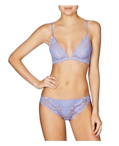 New Heidi Klum Made In Eden Demi Underwire Bra H230-1392 Lavender L #99122